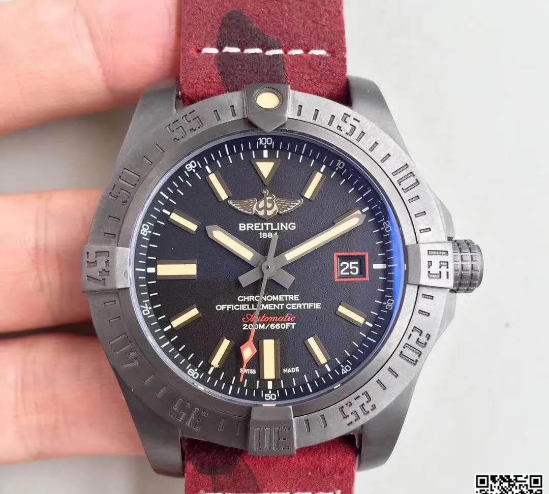 Breitling Avenger V1731110.BD74.109W.M20BASA.1 GF Factory 1:1 Best Edition Replica Watch Swiss ETA2824-2 Brown Strap